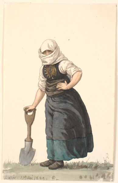 P.C. Skovgaard, Læssøe bondepige i hverdagsdragt