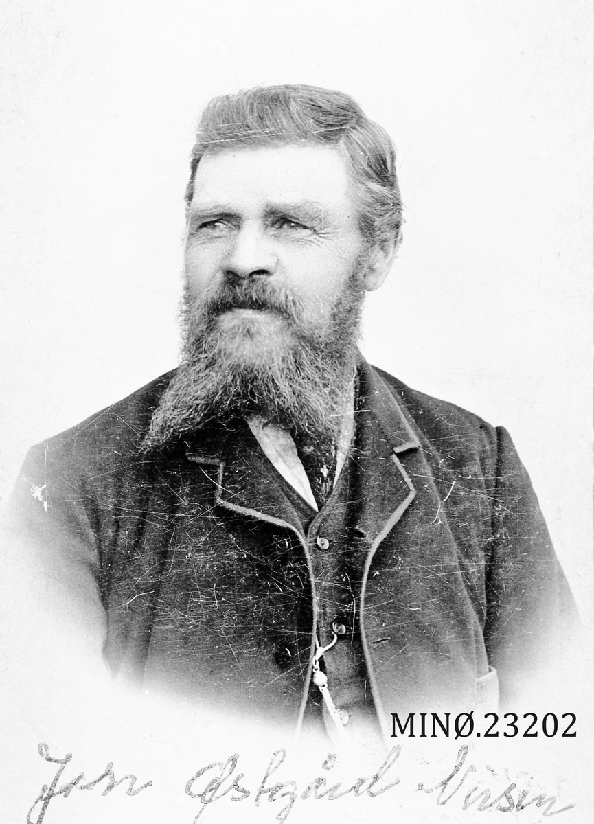 Henrik Augustinsson Stinessen, Portrett av mann - Jon Østgård, Nirsen, Dalsbygda