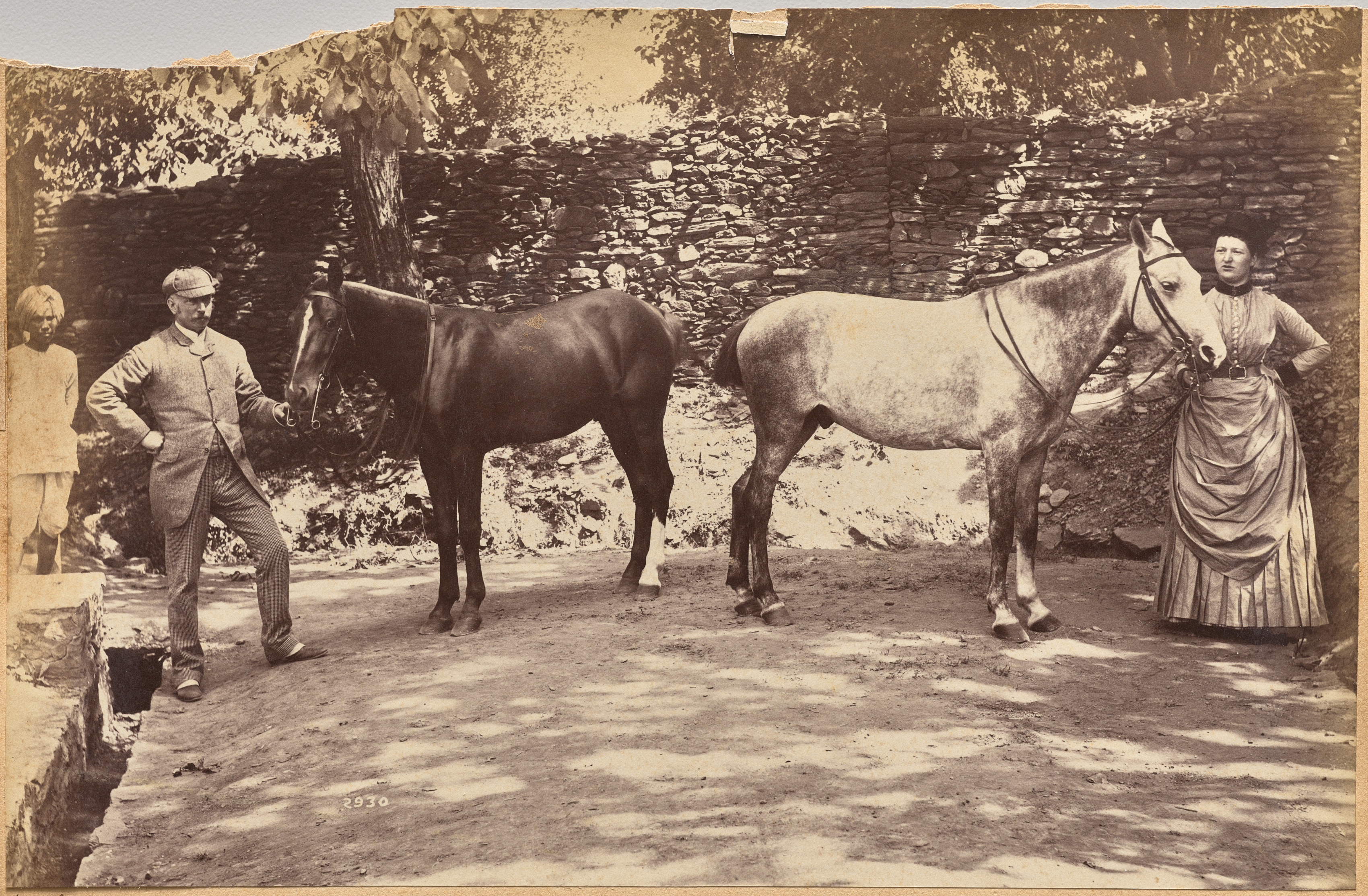 Raja Deen Dayal, Col. F. G. Oldham (recto, top)