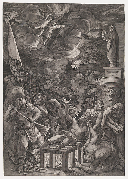 Cornelis Cort, Martyrdom of St. Lawrence