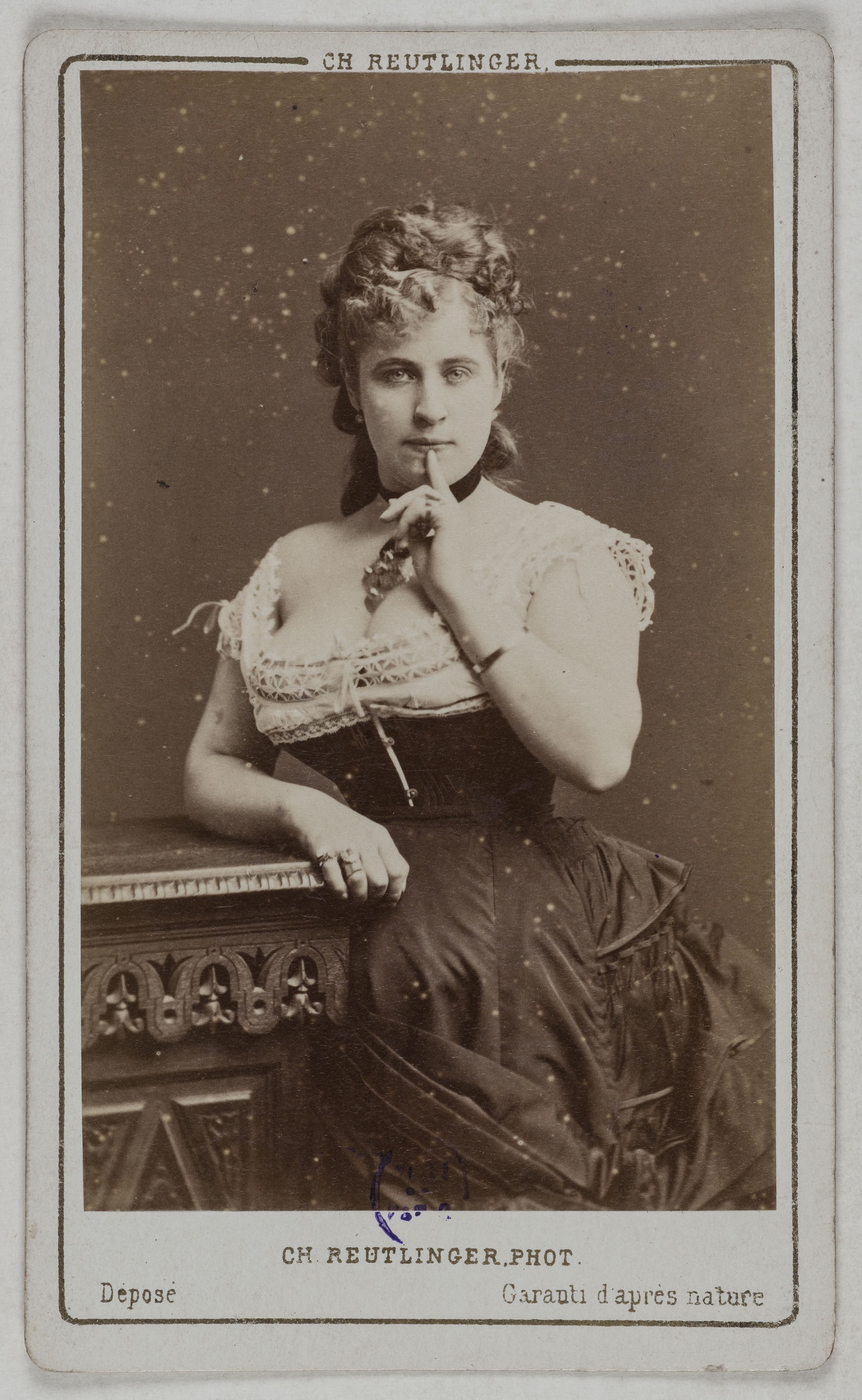 Charles Reutlinger, Portrait de Dessia Camille, (actrice)