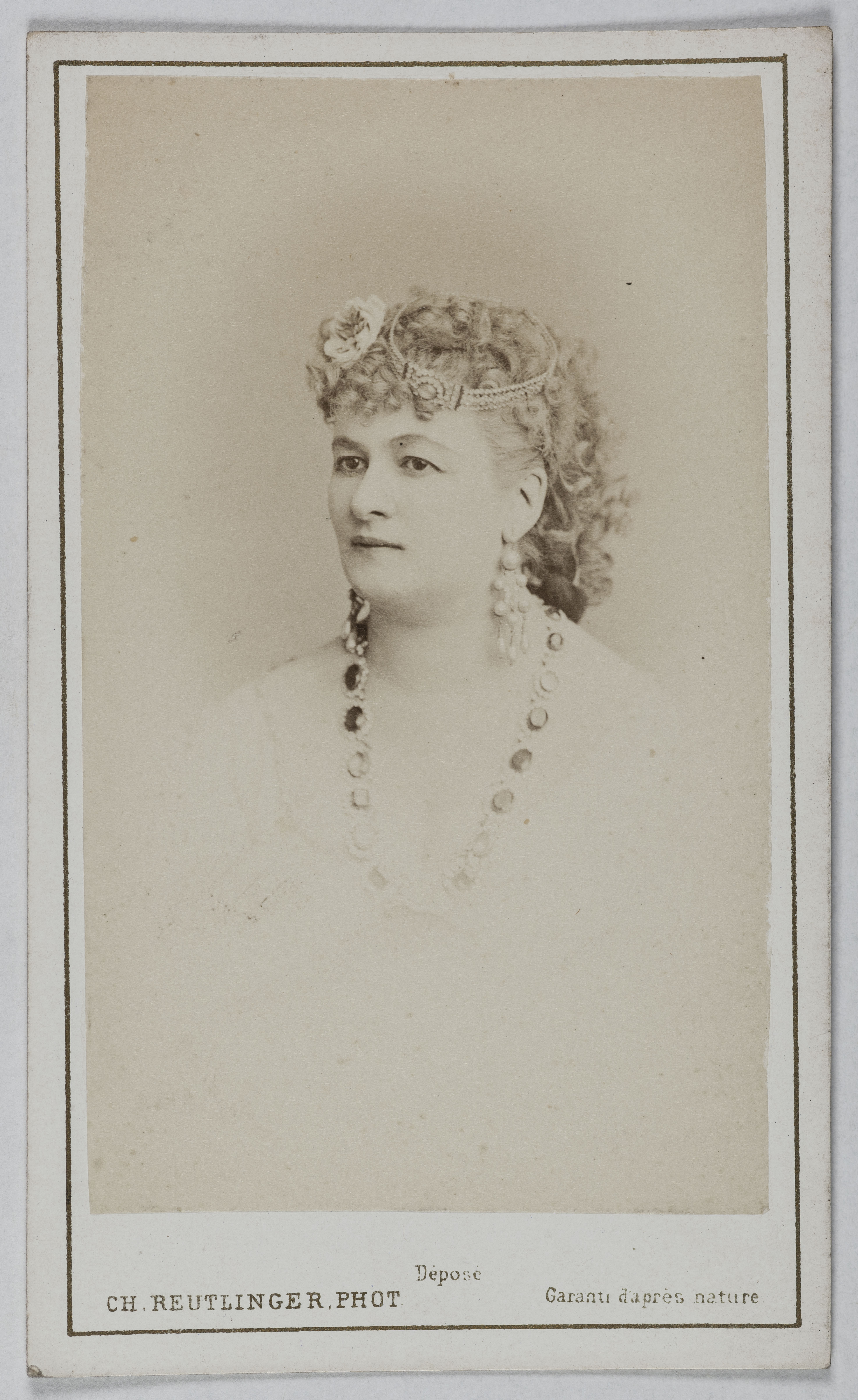 Charles Reutlinger, Portrait de Fonti (actrice)