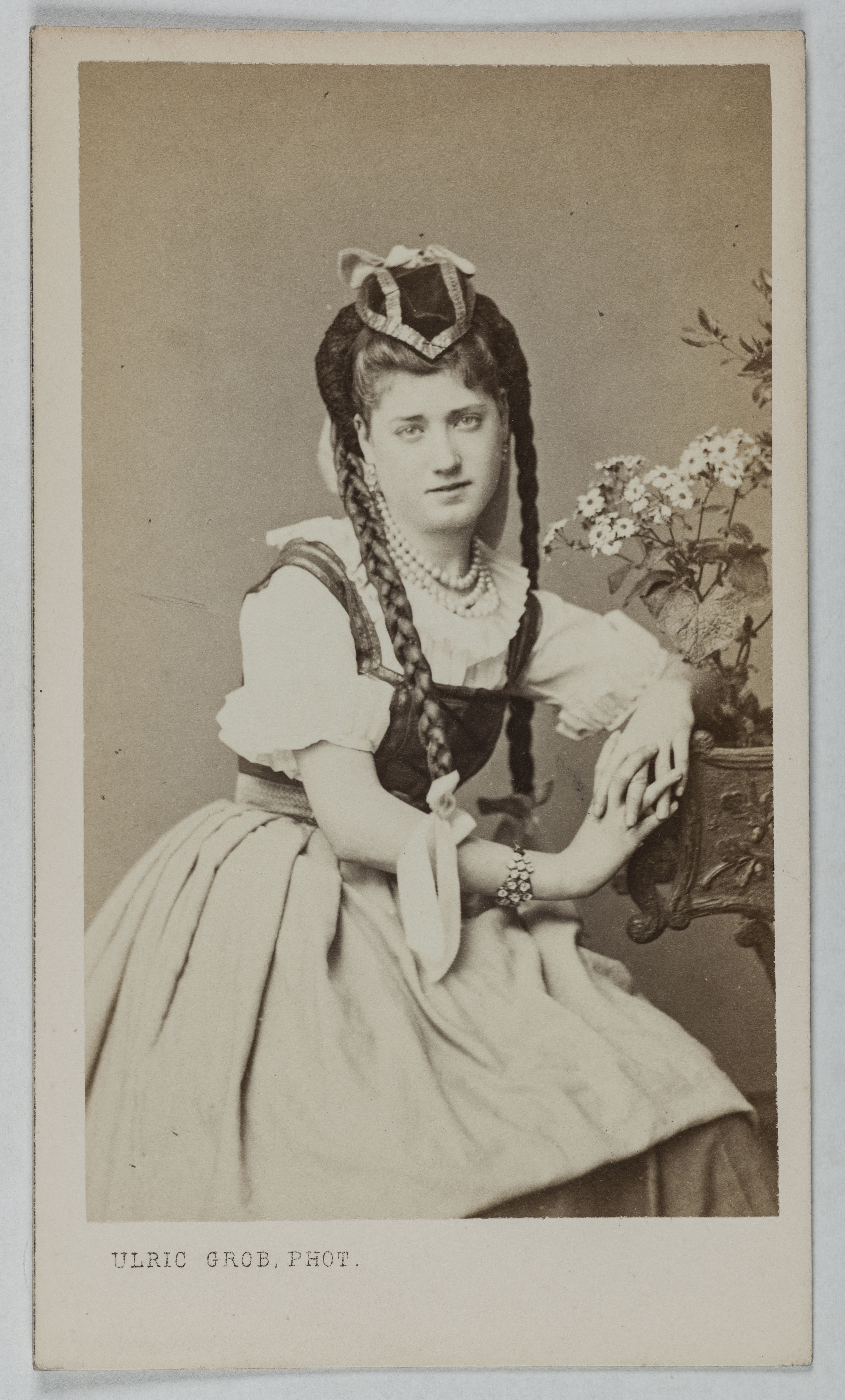 Ulric Grob, Portrait de Gabrielle (actrice au théâtre des Variétés)