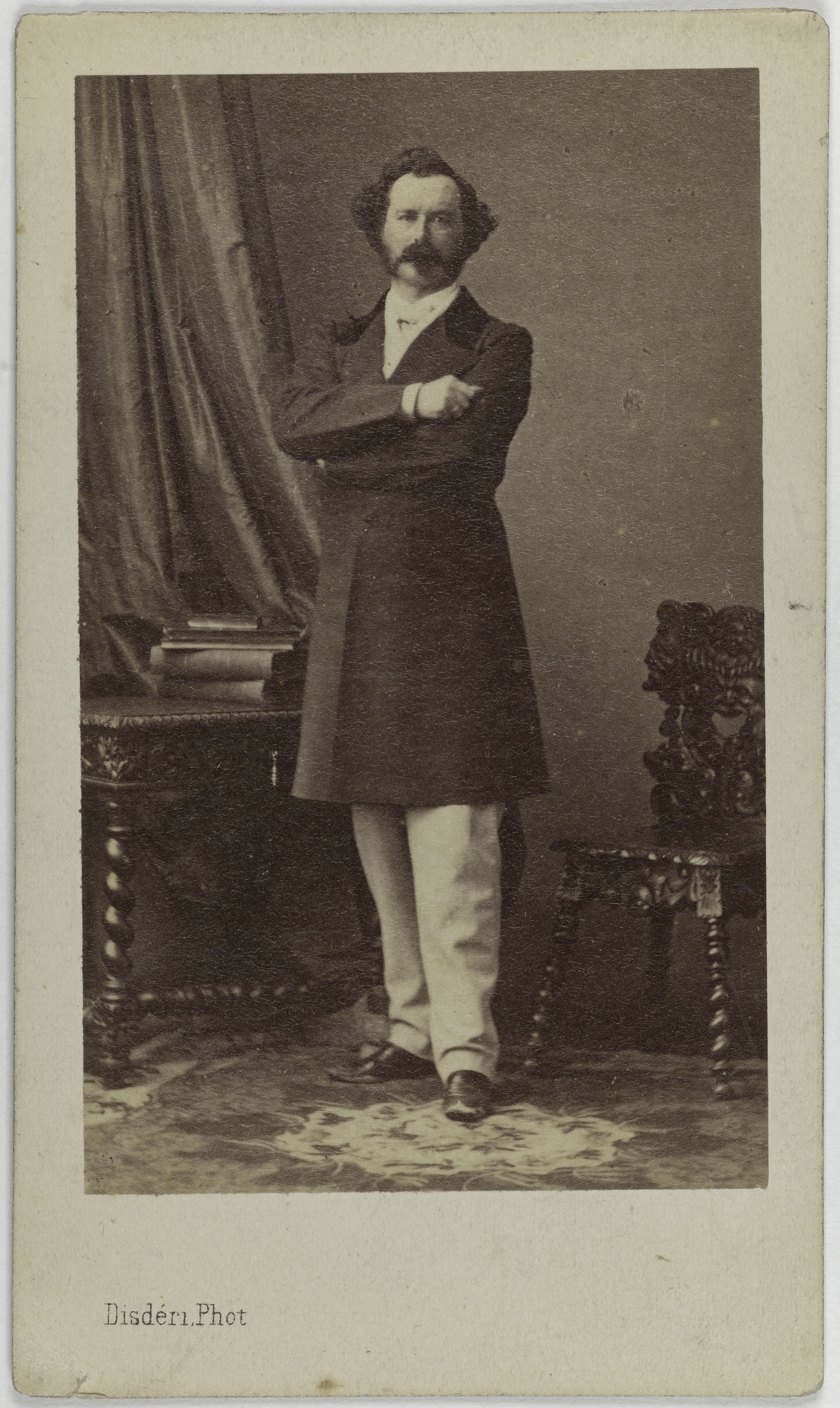 André-Adolphe-Eugène Disdéri, Portrait de Sir Robert Peel, (1822-1895), (homme d'état anglais)