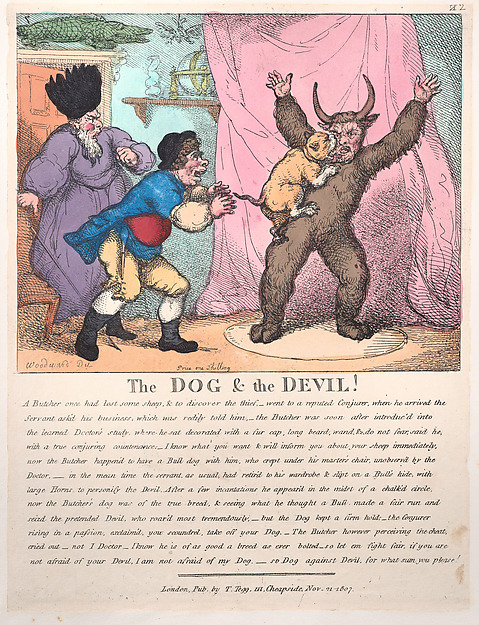 Thomas Rowlandson, The Dog & The Devil