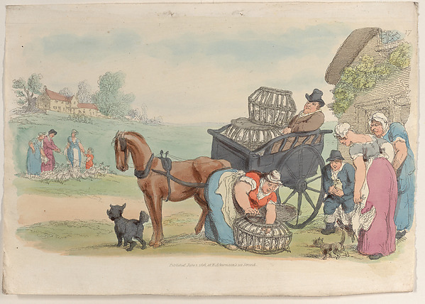Thomas Rowlandson, Plate 17, from "World in Miniature"
