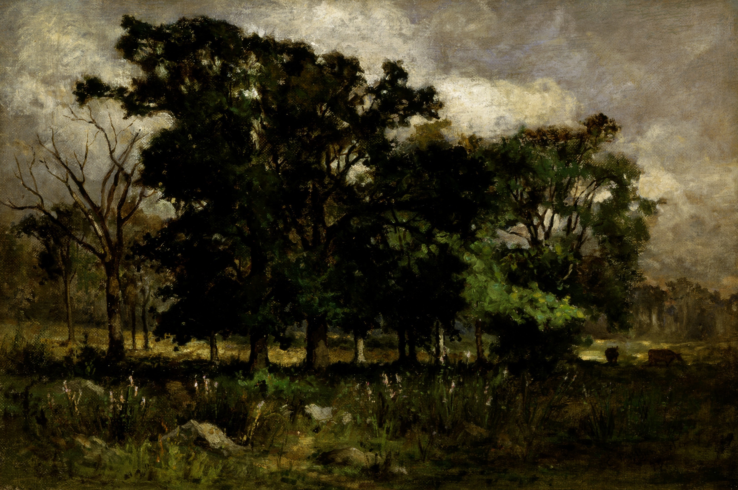 Edward Mitchell Bannister, Tree Landscape