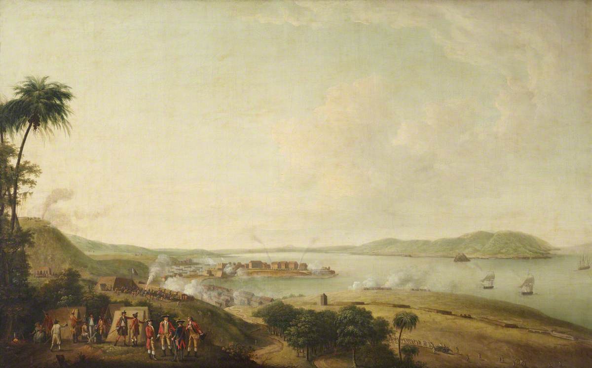 Dominic Serres, British Attack on the Citadel of Martinique, January, 1762