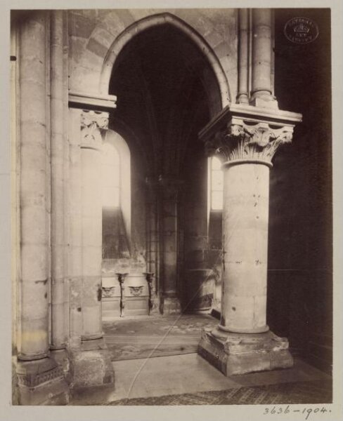 Atget, Jean-Eugène-Auguste, <iChurch of St Julien, Paris, France