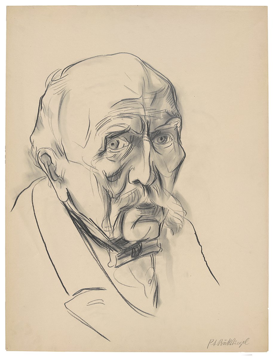 Unknown artist, Kopf eines alten Mannes