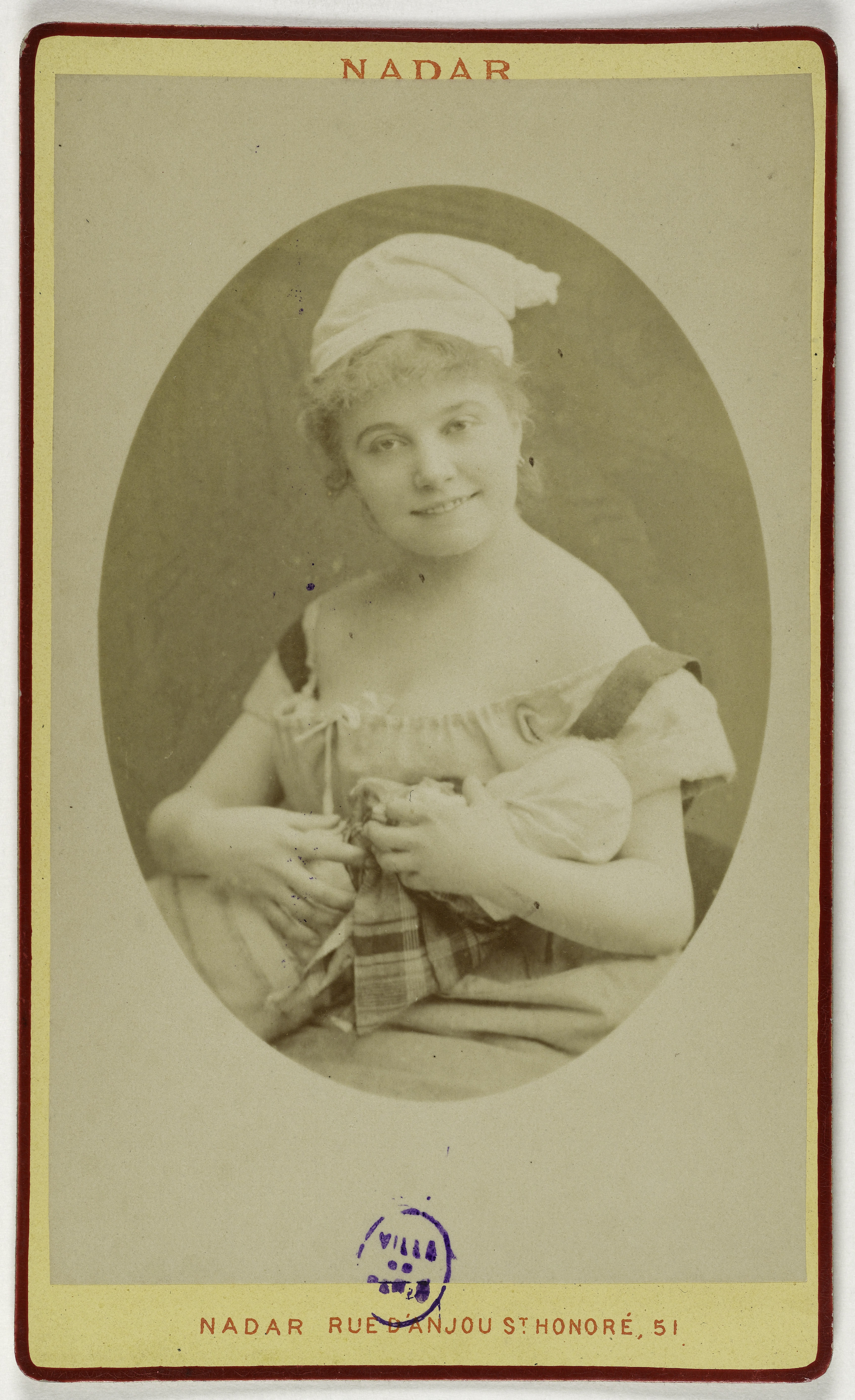 Atelier Nadar, Portrait d'Alice Giesz ou Gilles, (actrice)