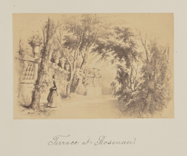 Unknown, Terrace at Rosenau.