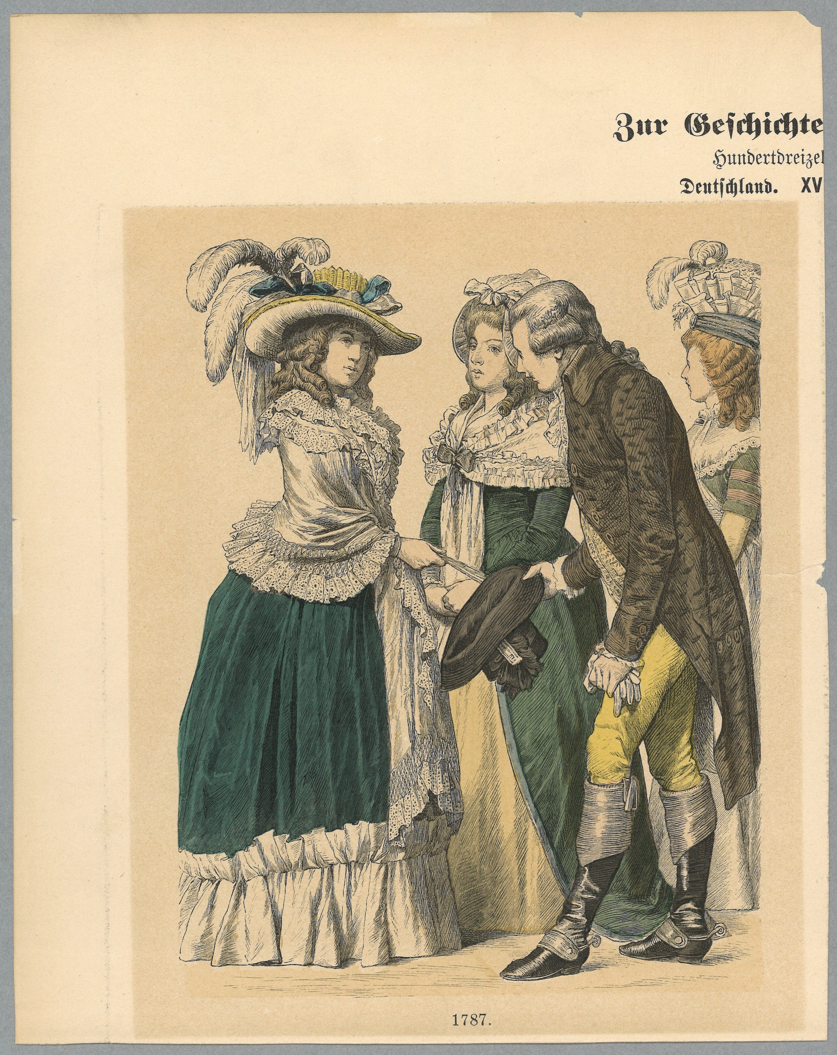 Verlag Braun & Schneider, Kostümdarstellungen 1787