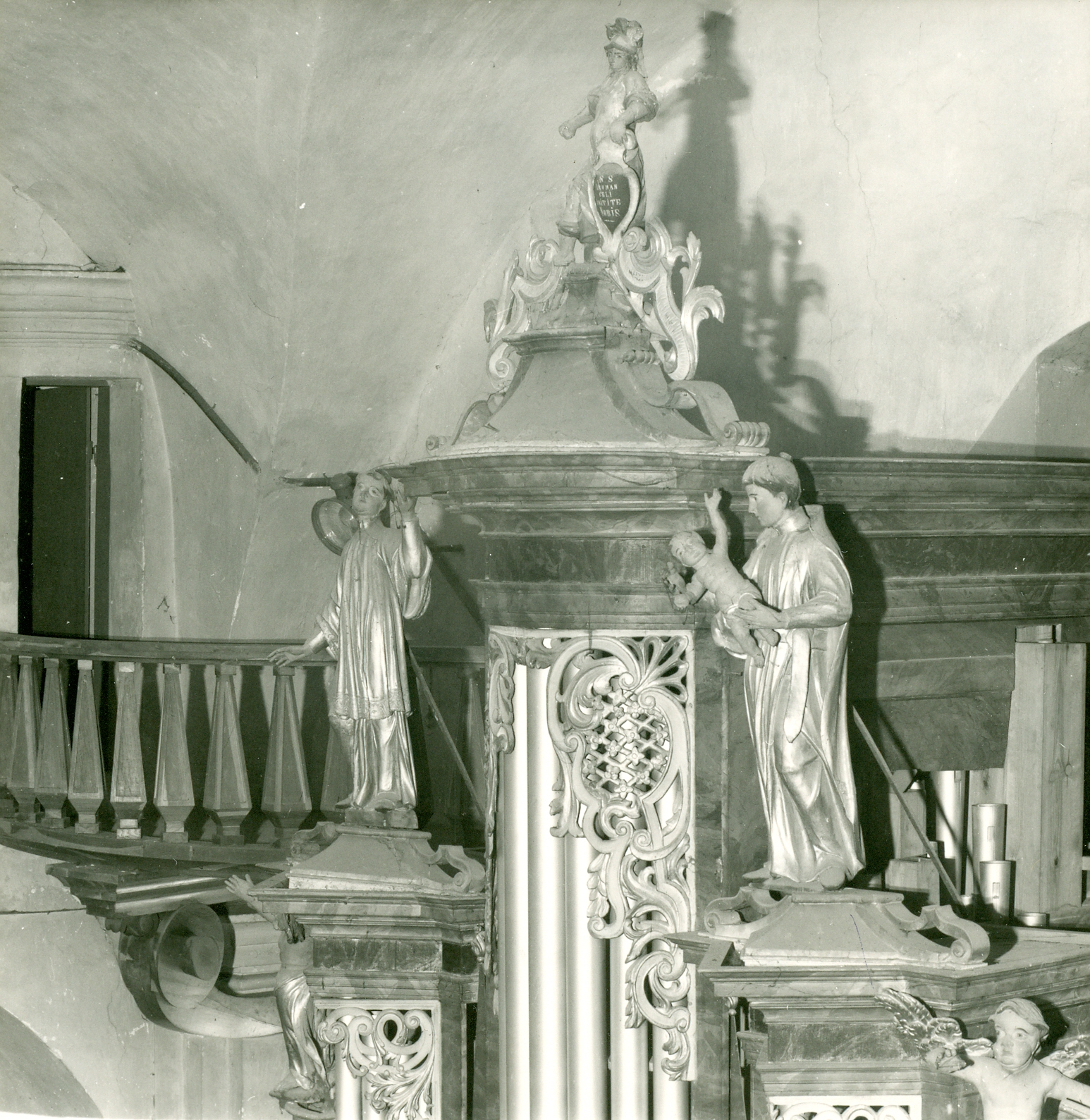 Nino Vranić, Varaždin (Varaždin) - Pavlinska crkva - Detalj dekoracije prospekta