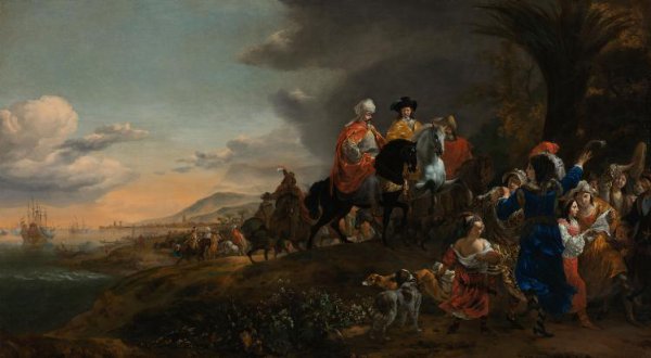 Jan Baptist Weenix, De Nederlandse ambassadeur op weg naar Isfahan