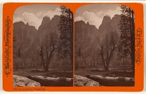 Charles Bierstadt, Cathedral Rocks, Yo Semite Val.