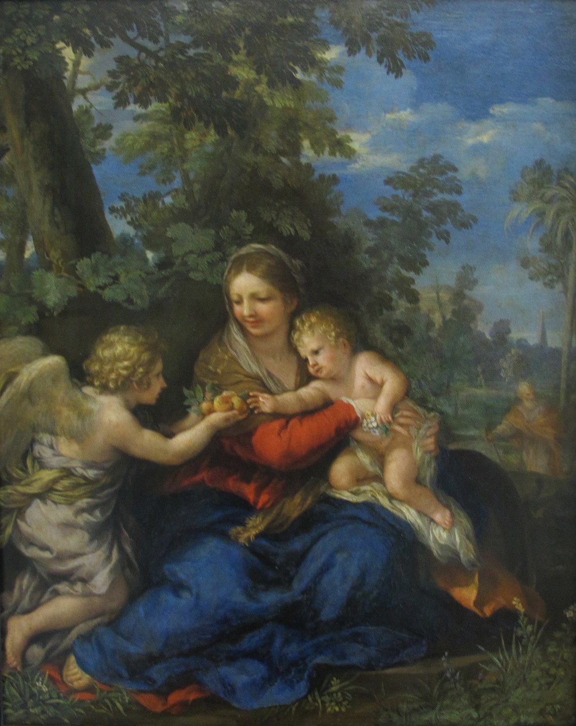 Pietro da Cortona, Holy Family Resting on the Flight to Egypt
