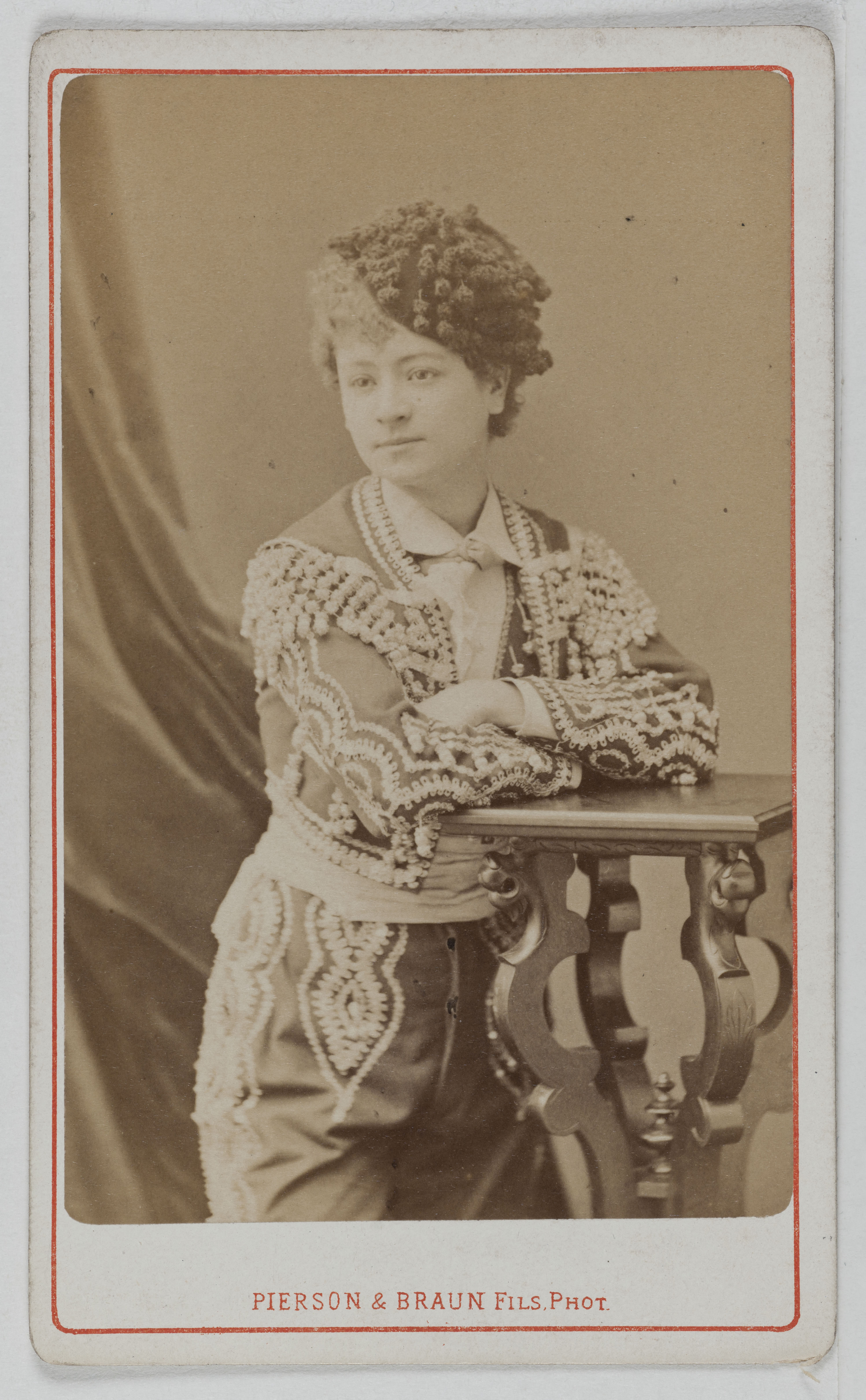 Pierson & Braun Fils, Portrait de Léry, (danseuse)