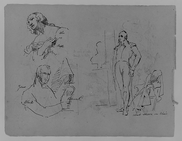 Thomas Sully, (From Sketchbook)
