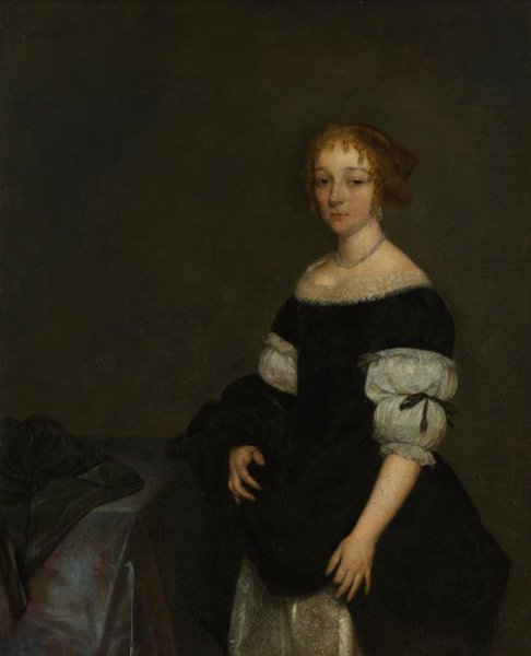 Gerard ter Borch (II), Portret van Aletta Pancras (1649-1707)