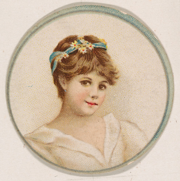 Kinney Brothers Tobacco Company, Portrait of woman, from the Novelties series (N228, Type 2) issued by Kinney Bros.