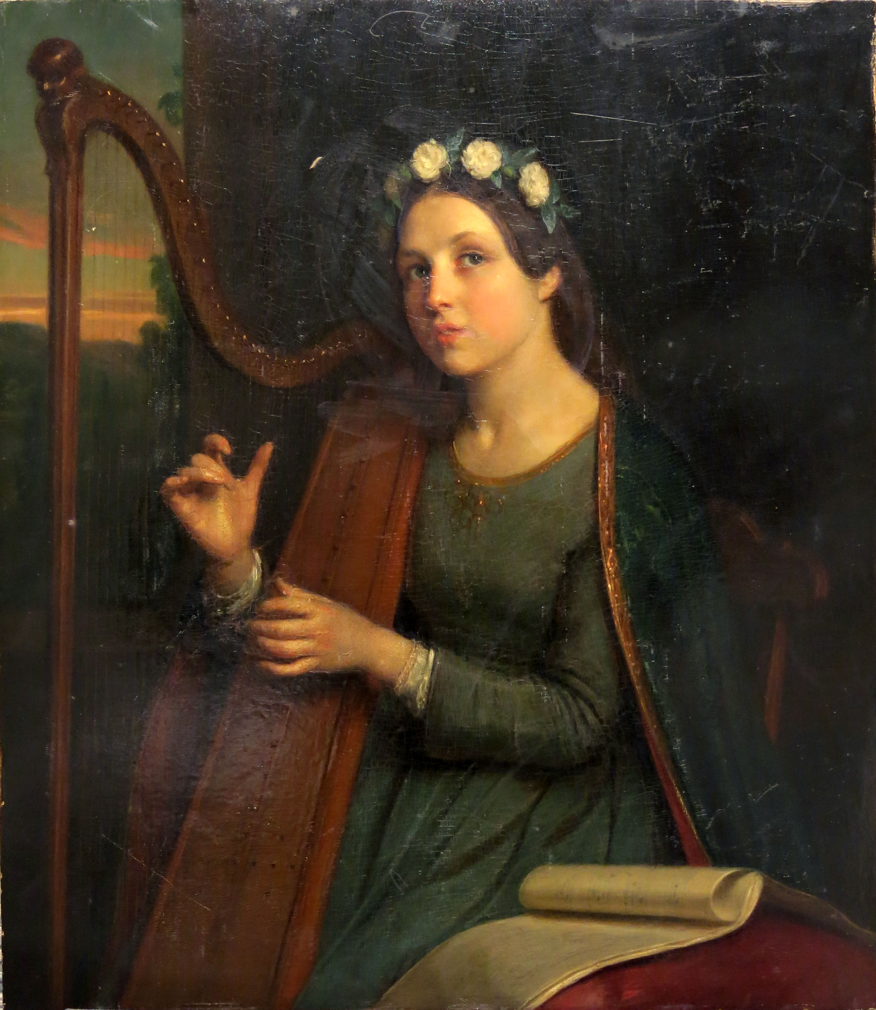 Charles Van Beveren, The Harp Player
