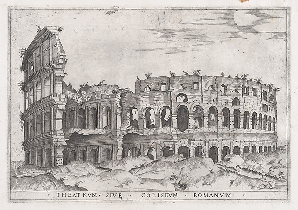 Anonymous, The Colosseum, from "Speculum Romanae Magnificentiae"