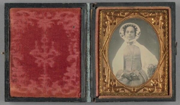 Unknown, [Portrait of a Young Woman in Bonnet]