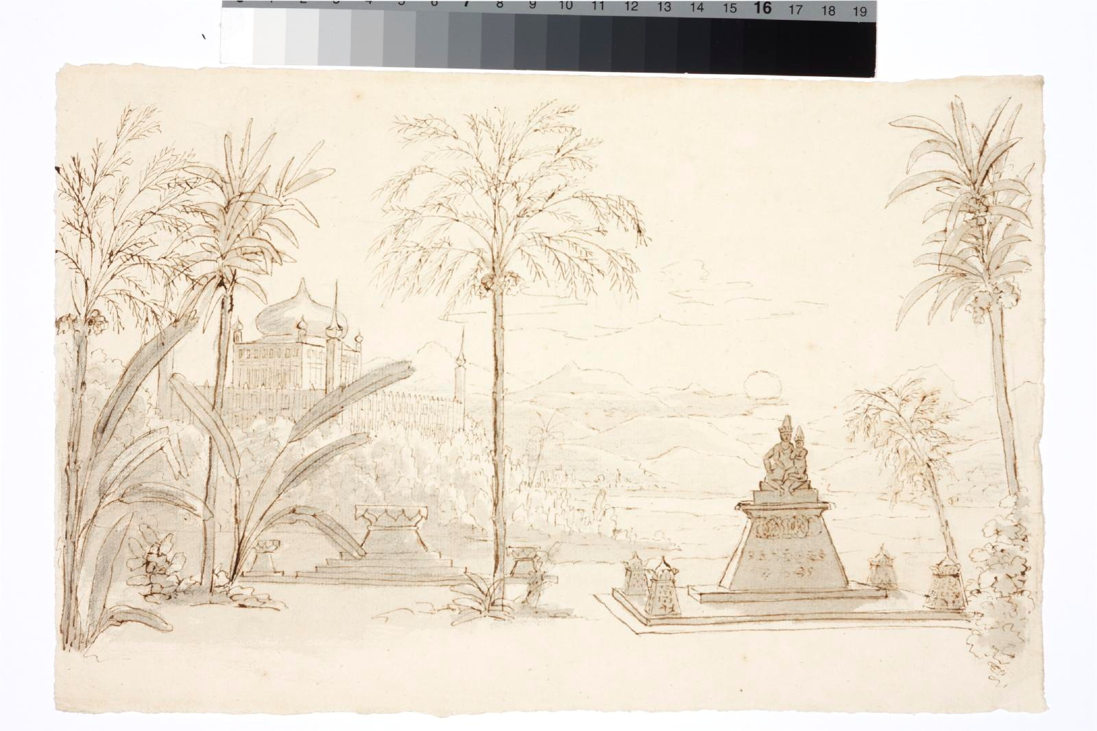 tundmatu kunstnik (autor), exotic landscape