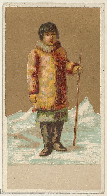 Allen & Ginter, Eskimo, from the Natives in Costume series (N16), Teofani Issue, for Allen & Ginter Cigarettes Brands