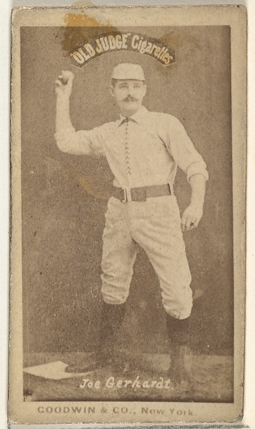 Goodwin & Company, John Joseph "Joe" Gerhardt, from the Old Judge series (N172) for Old Judge Cigarettes