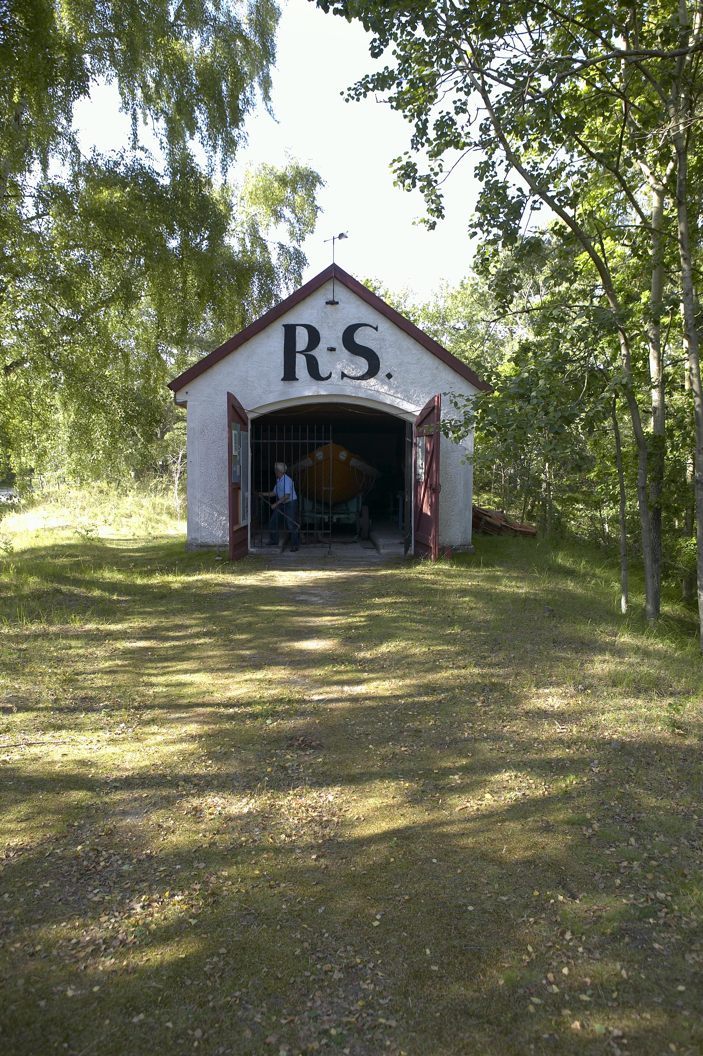 Bengt A Lundberg, Sandhammarens räddningsstation