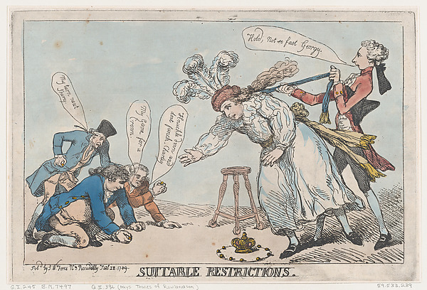 Thomas Rowlandson, Suitable Restrictions