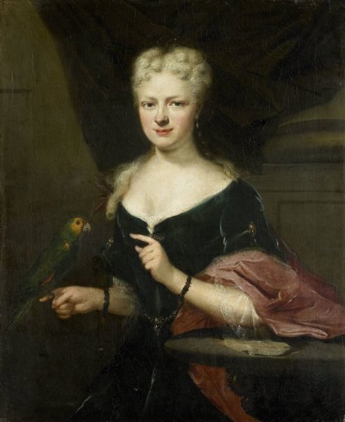 Cornelis Troost, Portrait of Maria Magdalena Stavenisse, Wife of Jacob de Witte of Elkerzee, Councilor of Zierikzee