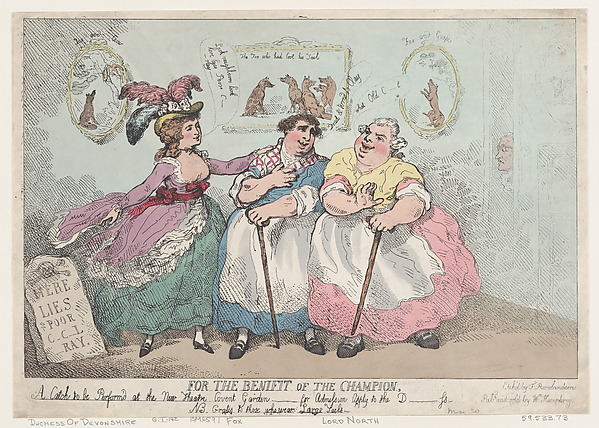 Thomas Rowlandson, For The Benefit of The Champion