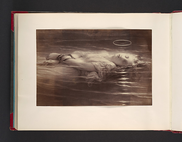 John Thomson, [Painting of Ophelia?]