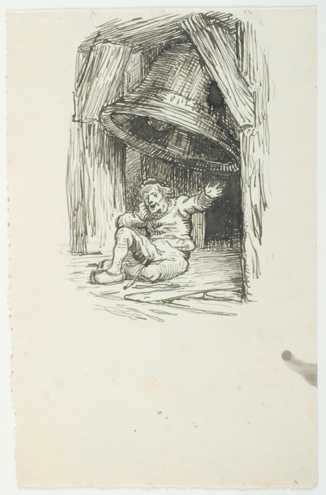 Lorenz Frølich, Illustrationsudkast til H.C. Andersen, Klokkedybet