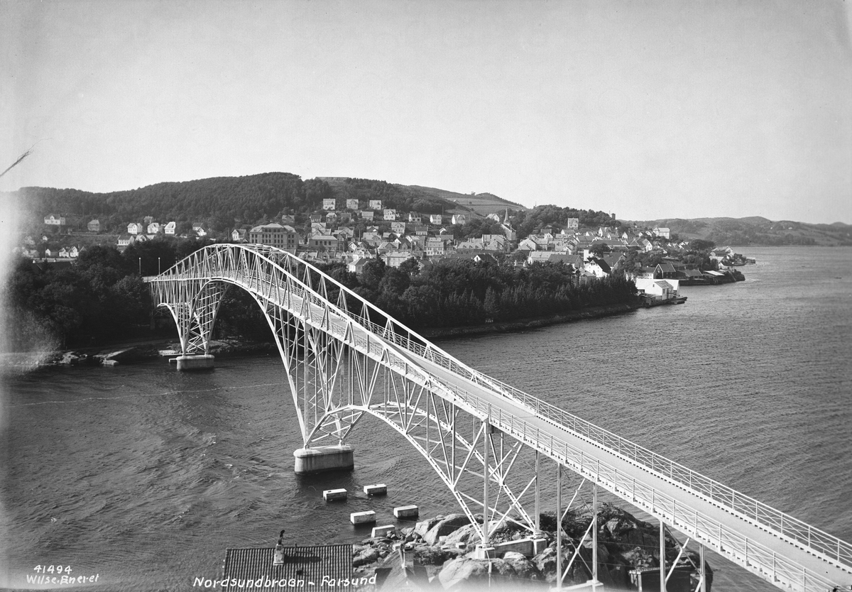 Anders Beer Wilse, Prot: Farsund Nordsundbroen