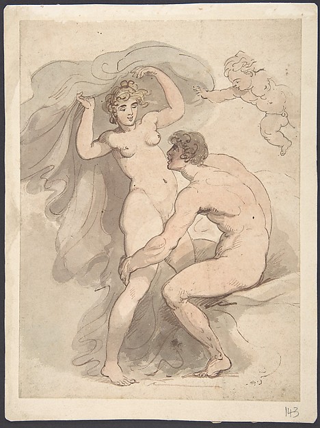 Thomas Rowlandson, Venus, Anchises and Cupid