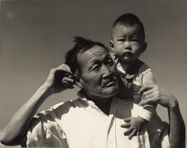 Dorothea Lange, Grandfather and Grandson, Manzanar, Owens Valley, California