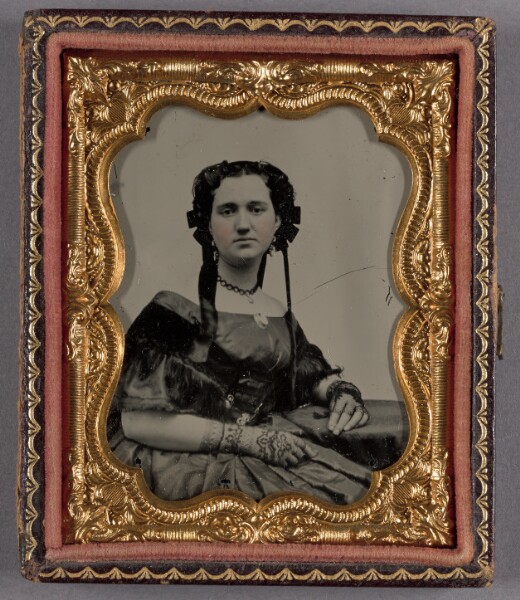 Unknown, [Portrait of a Seated Woman]