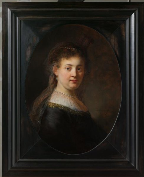 Rembrandt van Rijn, Jonge vrouw in gefantaseerde kleding