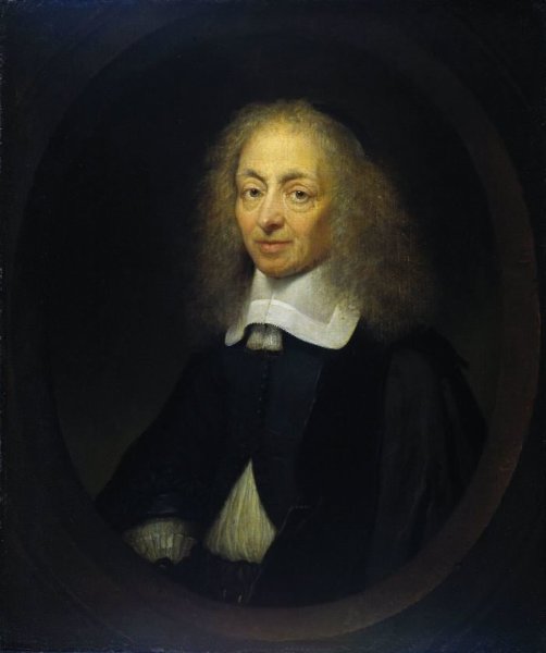 Caspar Netscher, Portrait of Constantijn Huygens (1596-1687)