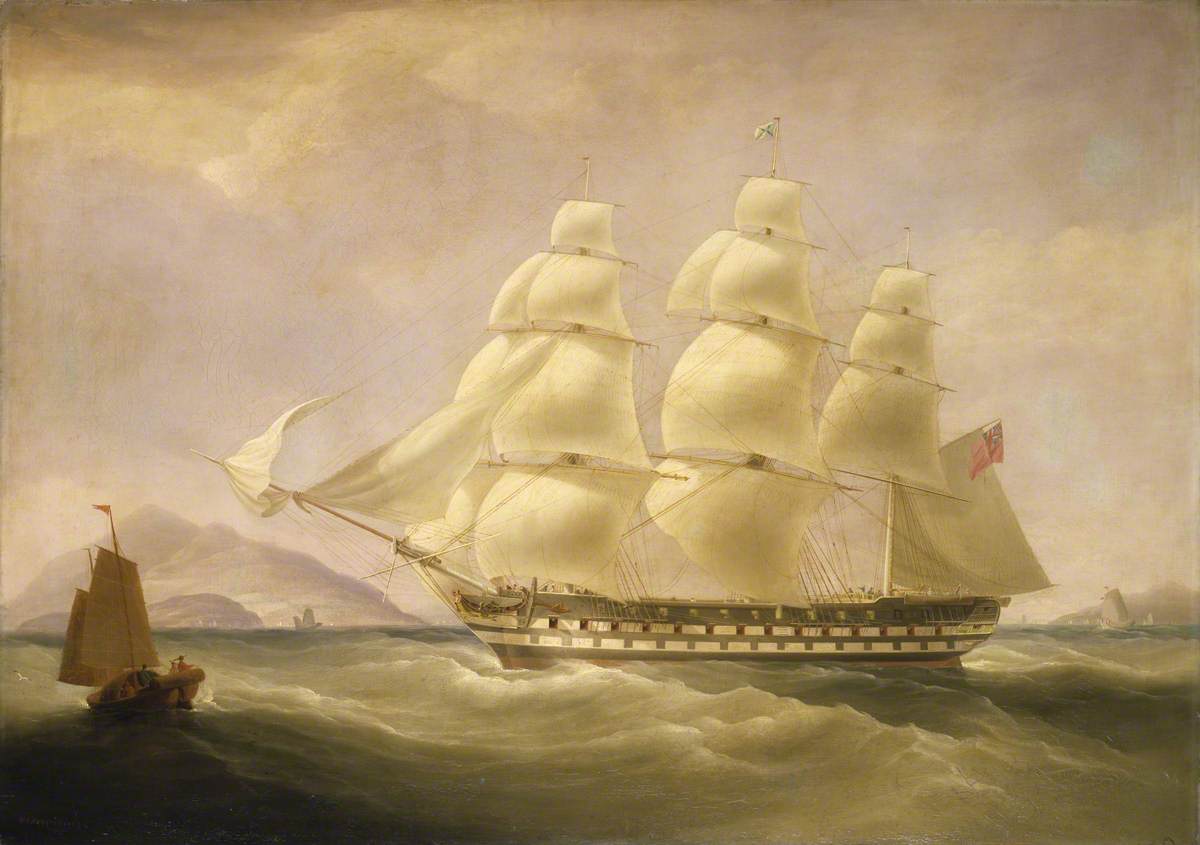 William John Huggins, The East Indiaman 'Triton'