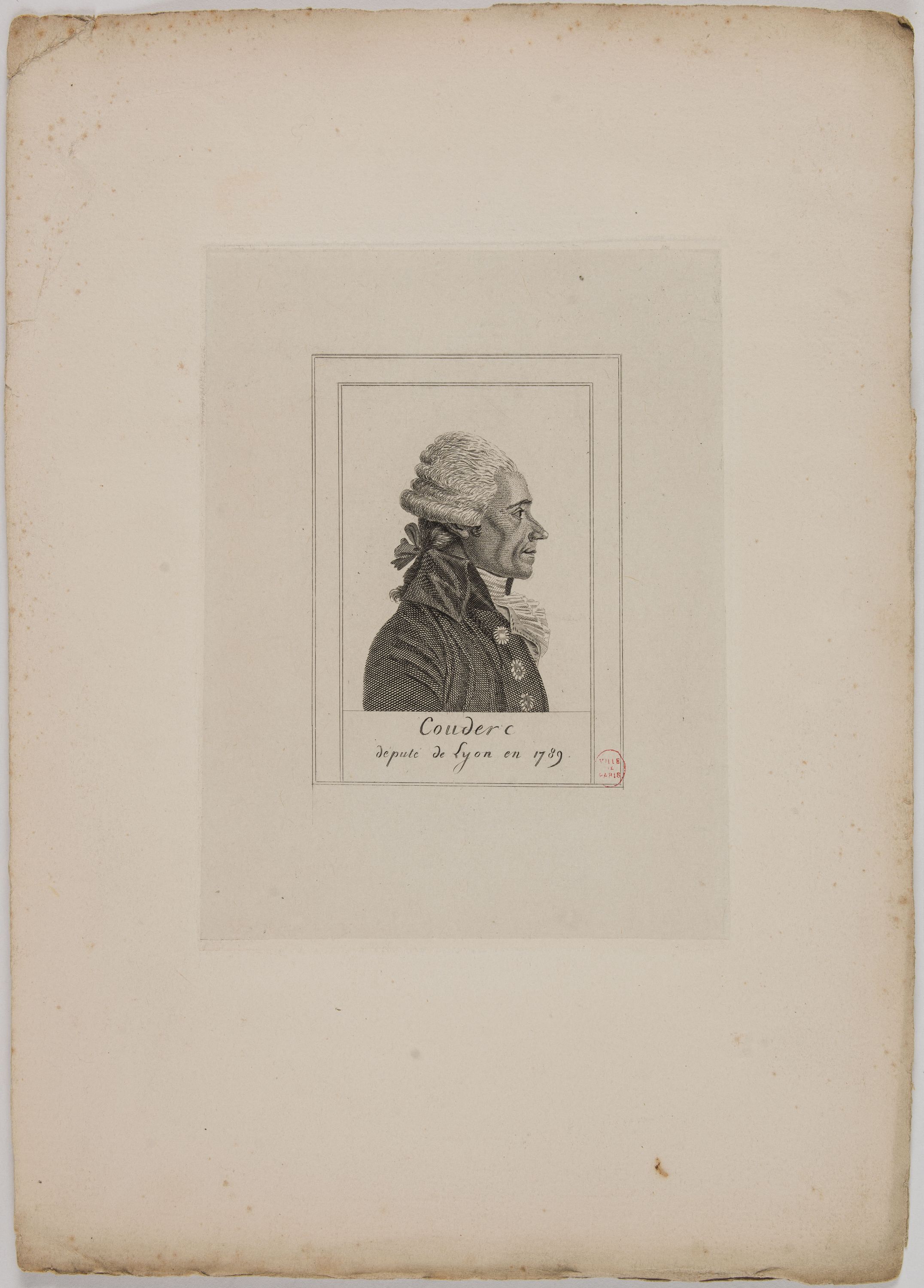 Anonyme, Portrait de Couderc