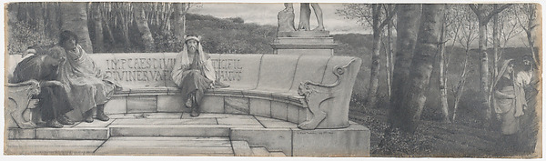 Sir Lawrence Alma-Tadema, Autumn (Scene in a Roman Garden)