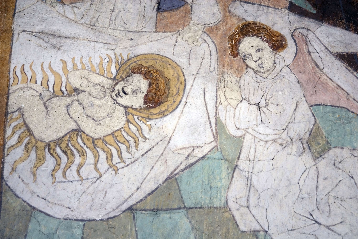 Bengt Backlund, Kalkmålning i Husby-Sjutolfts kyrka, Uppland 2009