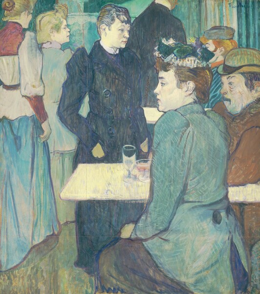 Henri de Toulouse-Lautrec, A Corner of the Moulin de la Galette