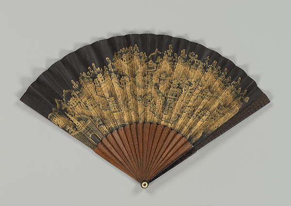 Unidentified artist, Folding fan
