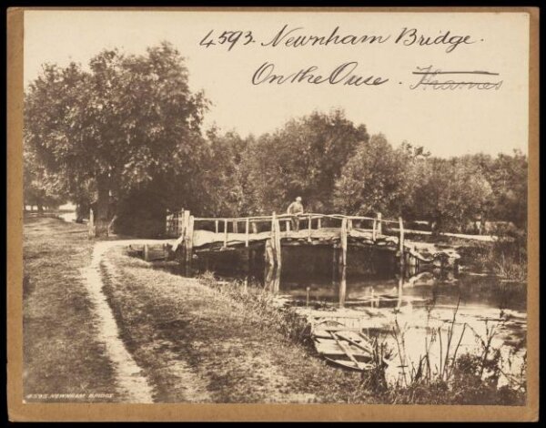 Francis Frith, Newnham Bridge.  On the Ouse